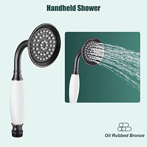 Heyalan Ceramic Handle Handheld Shower Sprayer