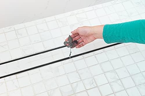 Hygienic Disposable Hair Stopper for Showers Sink Bathtubs - Classy Design 12-Pack