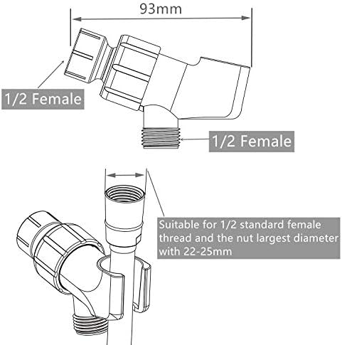 TRIPHIL Handheld Shower Head Holder with 360 Degree Swivel