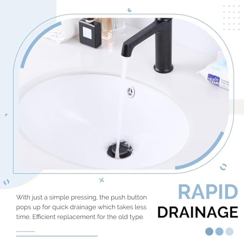 Angle Simple Bathroom Sink Drain with Overflow Brass Pop Up Stopper
