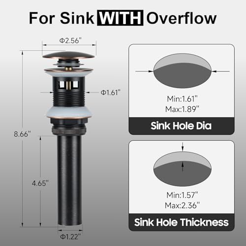 ESFORCE Pop Up Drain