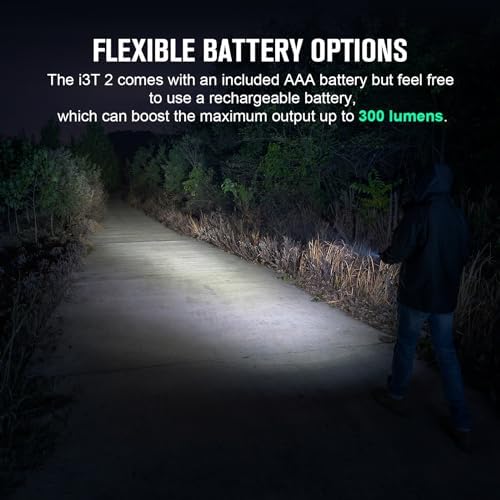 500 lumens clip-on EDC flashlight rechargeable low battery