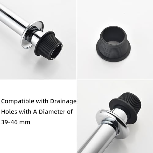 Premium Thickened Brass P-Trap for 1 14 Sink Chrome