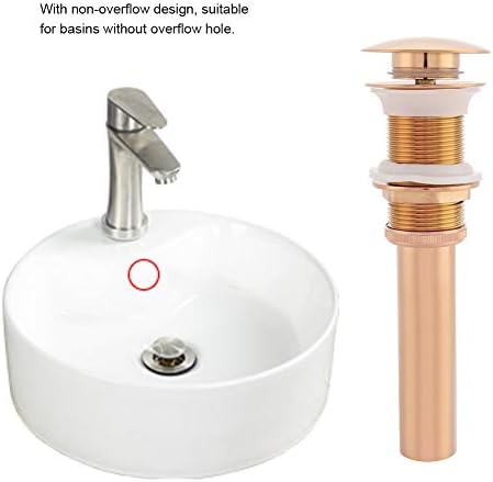 Fdit G1 14 Brass Bathroom Faucet Rose Gold