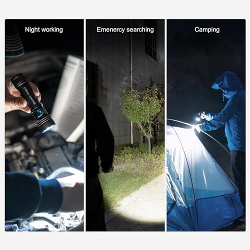 OLIGHT Seeker 4 Rechargeable Handheld Flashlight Bundle