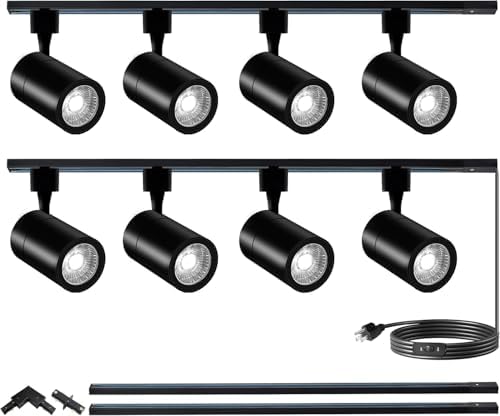 H-Track Lighting Kit - 8 x 20W LED Ceiling Lights with Warm White