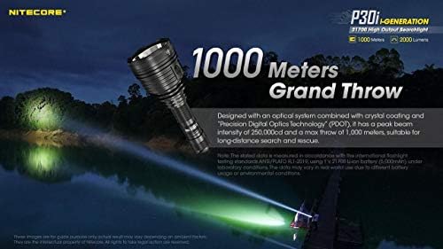 NITECORE P30i USB-C Rechargeable Handheld Searchlight