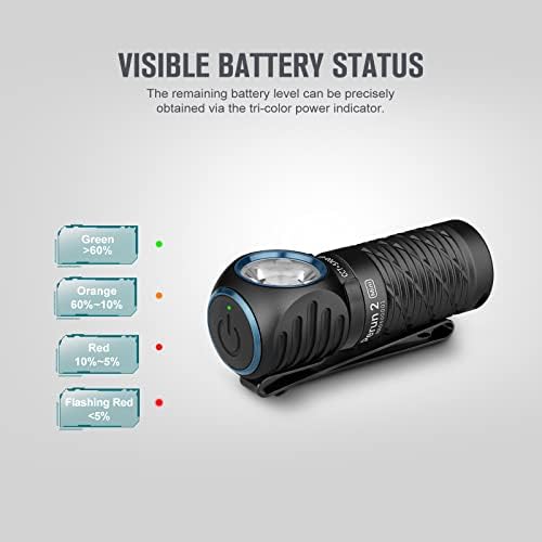 OLIGHT Seeker 4 Rechargeable Handheld Flashlight Bundle