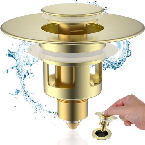 Btrx 5-in-1 Sink Stopper for 11-23 Basins