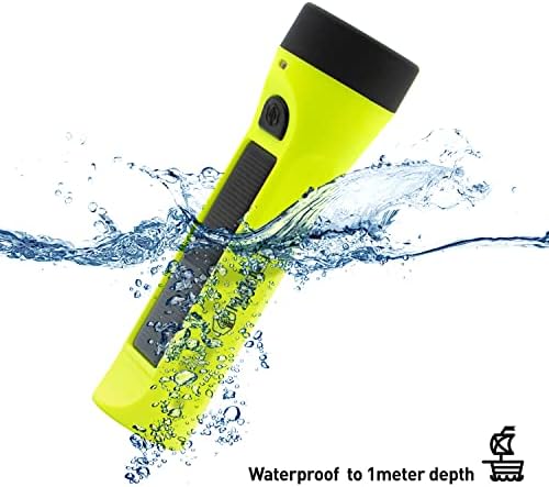 Hybrid Solar LED Flashlight