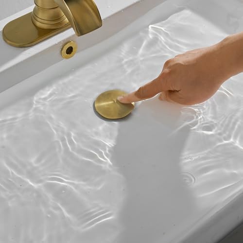 Homevacious Antique Brass Sink Drain Pop Up Stopper
