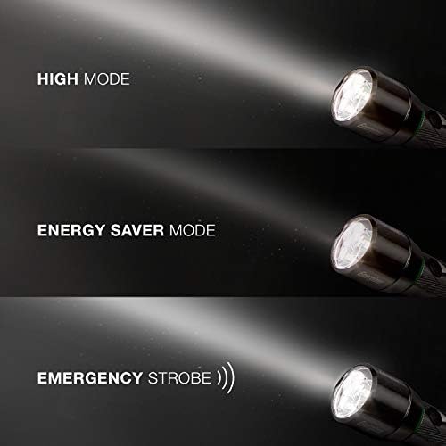 Energizer Rechargeable LED Metal Flashlight with USB Charging Cable