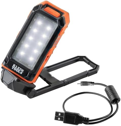 Klein Tools Rechargeable LED Work Light and Multi-bit Screwdriver Set