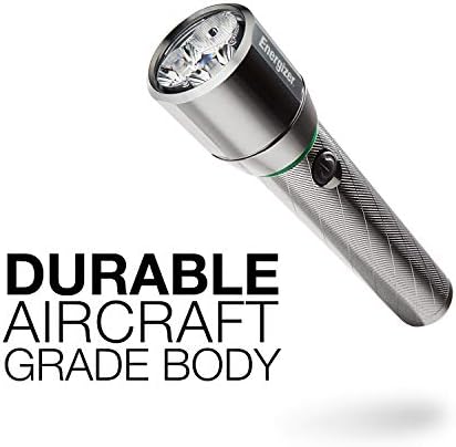 Energizer Rechargeable LED Metal Flashlight with USB Charging Cable