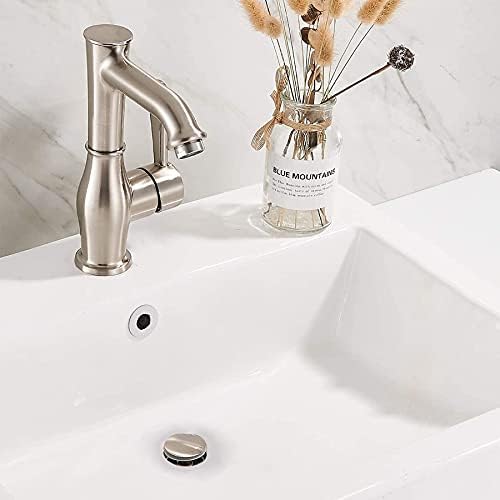 iFealClear Pop Up Sink Drain Stopper with Overflow