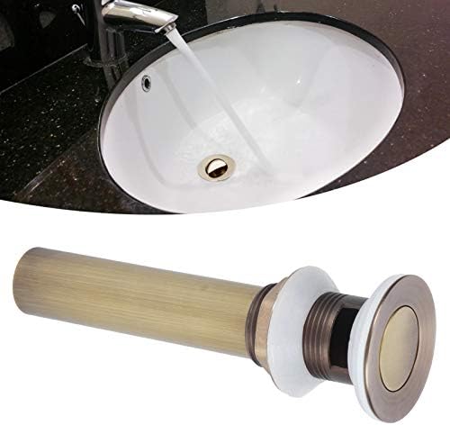 Bathroom Sink Drain Stopper - NonOverflow AntiClog Drain Plug