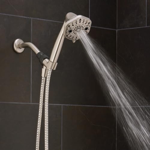 Oxygenics PowerSelect Brushed Nickel Handheld Shower Head 175 GPM