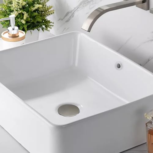Durable Sink Drain Overflow Brushed Nickel Easy to Use and Long-Lasting