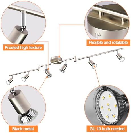 6-Light Track Lighting Kit