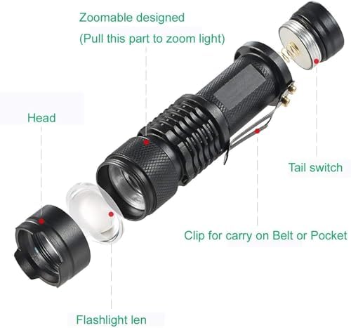 Powerful Night Vision Red Flashlight