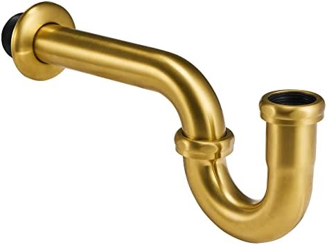 Fipoque 18 Gauge Brass P-Trap