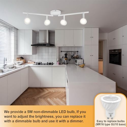 Arcfox 4-Way LED Track Lighting Kit