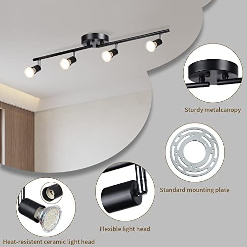 4-Light LED Ceiling Lighting Kit