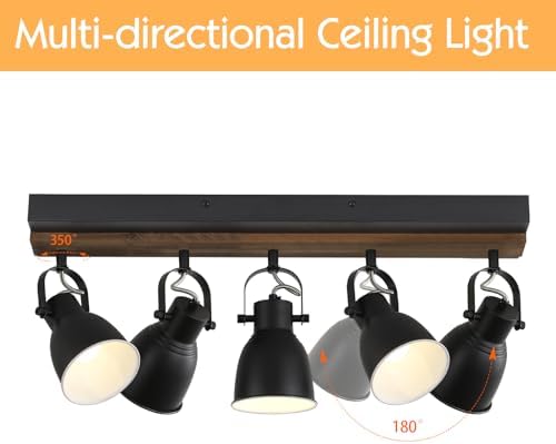 KEESFU Farmhouse Track Lighting