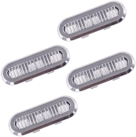 LiXiongBao 4PCS Sink Overlow Cover Set
