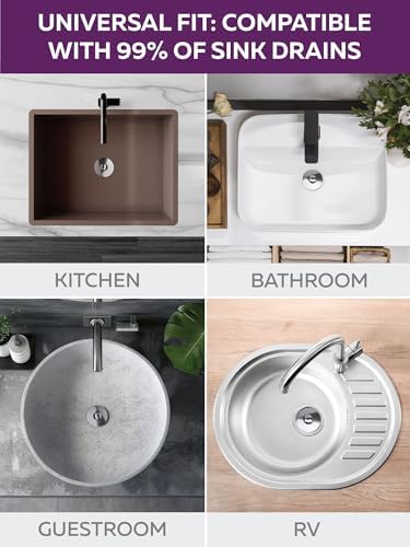 Bathroom Sink Stopper Pop Up - Durable 106 to 165 Drain Solution