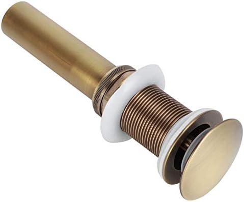 Elegant Brass Popup Drain Stopper for Bathroom Basins with 3cm Drain Hole