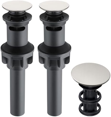 iFealClear Pop Up Sink Drain Stopper with Overflow
