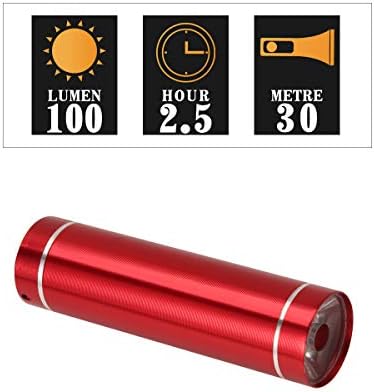 Chase Authentic 6 Pack Red Light Mini LED Flashlights