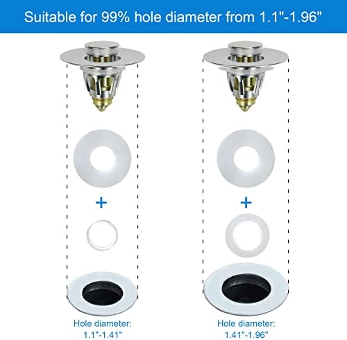 Two-Piece Luxury Sink Stoppers