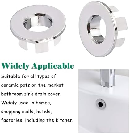 High-Quality Sink Overflow Ring Brushed Nickel