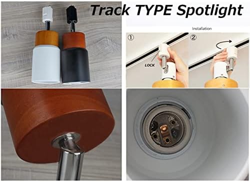 Adjustable H-Type Track Lighting White