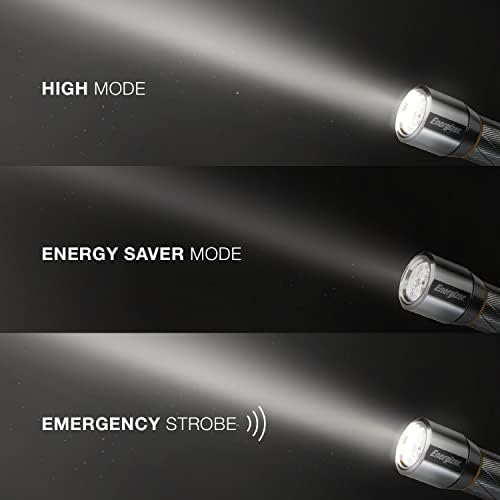 Energizer LED Tactical Flashlight 3-Mode Dual Power Durable Bright