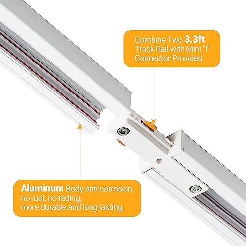 VANoopee 12-Light LED Track Lighting KitModern Durable Energy-Efficient