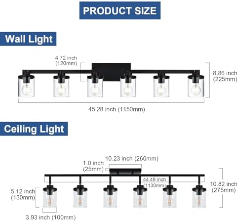 Elevate Your Space Black Track Lighting Kit