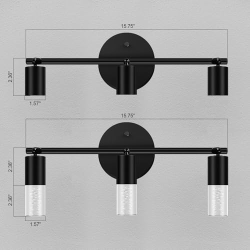 10-Word Smart Ceiling Track Light Black by BoostArea