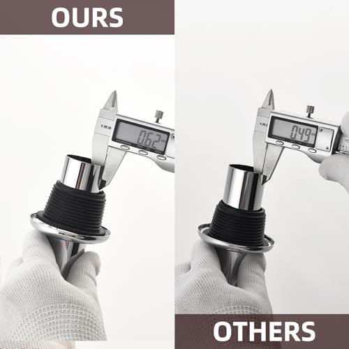 Premium Thickened Brass P-Trap for 1 14 Sink Chrome
