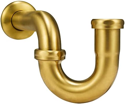 Fipoque 18 Gauge Brass P-Trap