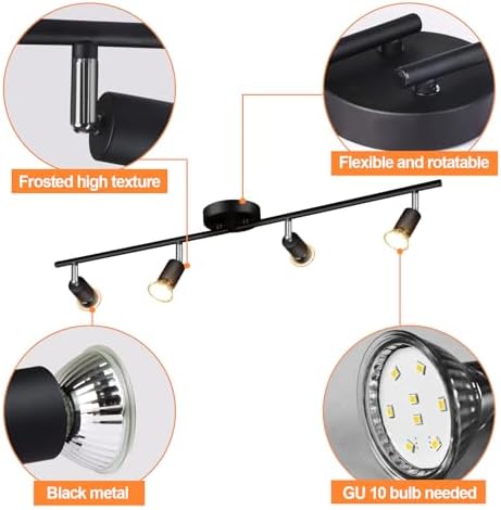 Modern LED Track Lighting Kit for Home Use