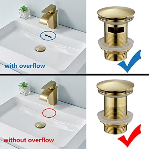 Adjustable Brass P-Trap with Gold Finish - Durable Sink Drain Solution