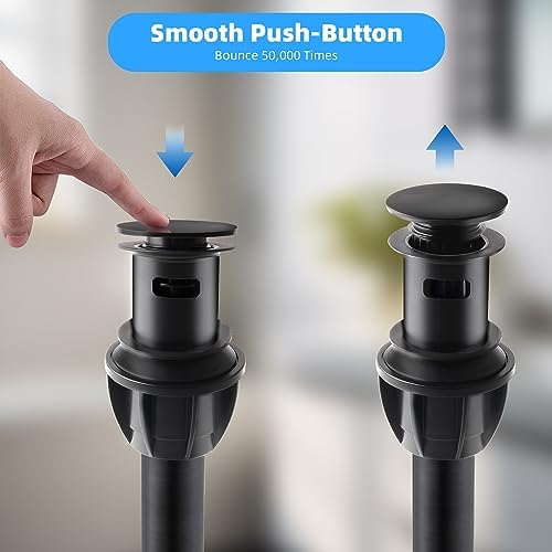 Fashionable 2-Pack Pop-Up Drain Stopper Oil Rubbed Bronze