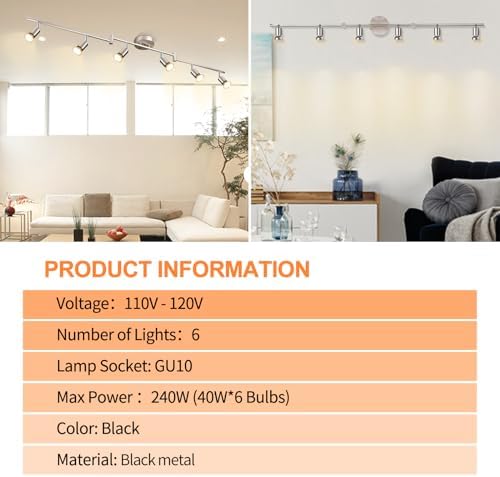 6-Light Track Lighting Kit