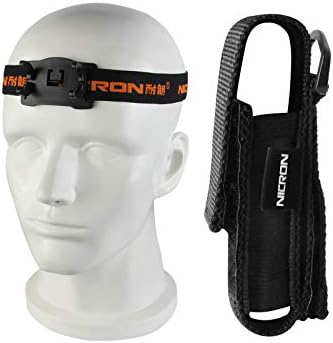 NICRON N7 Holster for Flashlight Headband Adjustable Clip Case