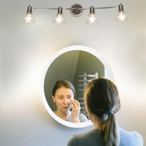 DLLT 4 Lights Track Lighting Kit Modern Wall Ceiling Decor