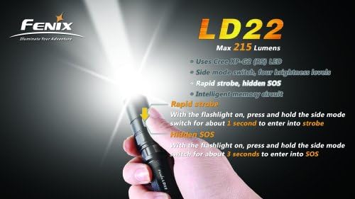 Fenix LD22 Flashlight Black