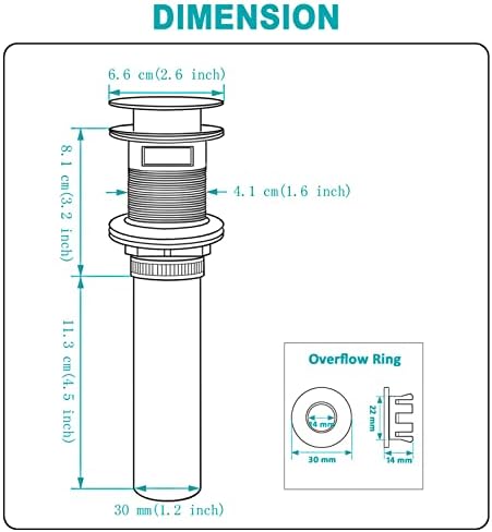 BESTILLVessel Sink Drain Stopper